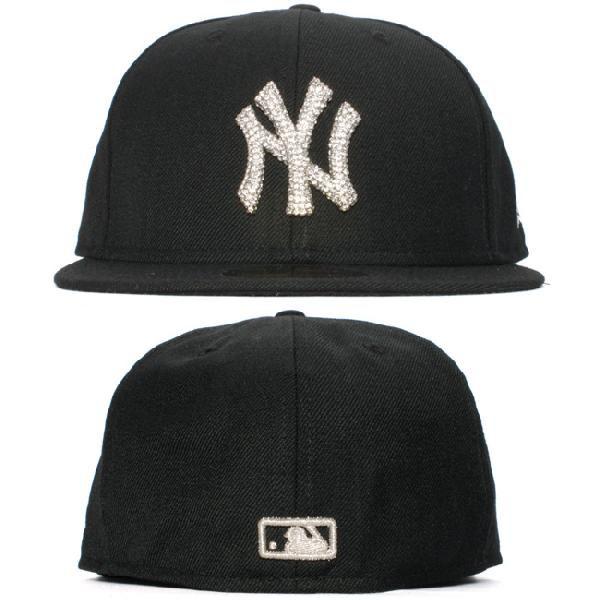 スワロフスキー(R)エレメンツ×ニューエラ 5950キャップ ニューヨ−クヤンキース ブラック Sworvski(R) Elements×New Era 59FIFTY New York Yankees｜cio｜02