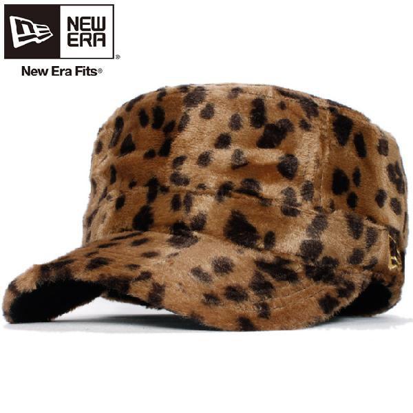 ニューエラ ワークキャップ WM01 アニマルファー ブラウン メタリックゴールド New Era Work Cap WM01 Animal