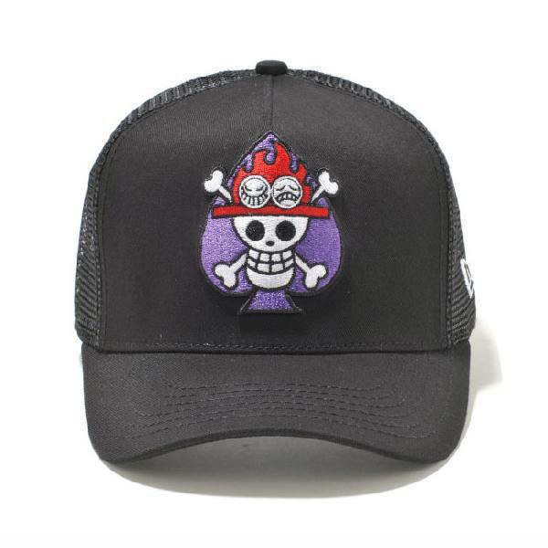 ワンピース ニューエラ ディーフレームトラッカーメッシュキャップ ポートガス D エース ブラック One Piece New Era D Frame Trucker Mesh Cap Portgas D Ace N ネット通販 C I O 通販 Yahoo ショッピング