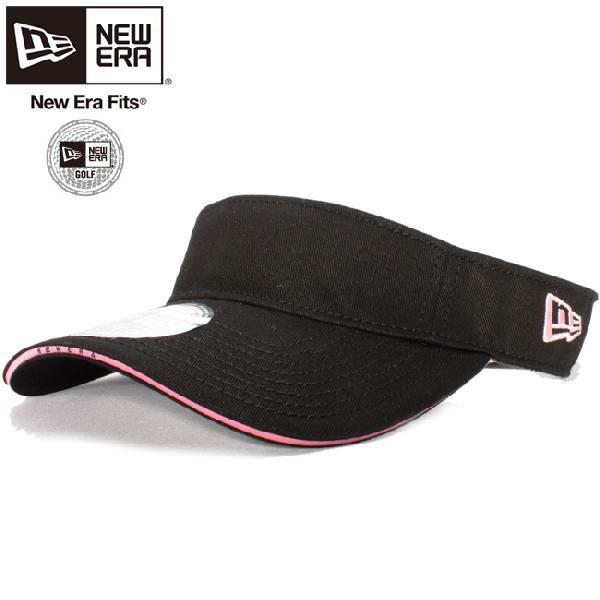 ニューエラ サンバイザー ゴルフ ブラック ダスティローズ New Era Sun Visor Golf Black Dusty Rose｜cio