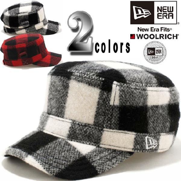 ウールリッチ(R)×ニューエラ ワークキャップ WM01 アジャスタブル ゴルフ 2カラーズ WOOLRICH(R)×New Era Work Cap WM01 Adjustable Golf 2colors｜cio