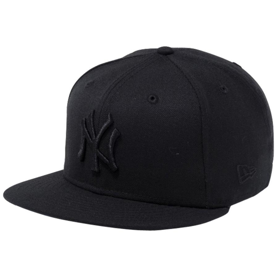 ニューエラ 950 スナップバック キャップ ニューヨークヤンキース カスタム ブラック ブラック New Era 9Fifty Cap New York Yankees Custom Black Black｜cio