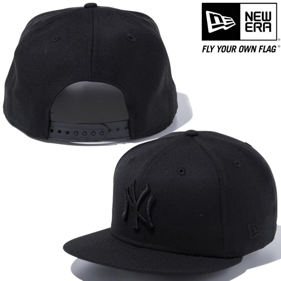 ニューエラ 950 スナップバック キャップ ニューヨークヤンキース カスタム ブラック ブラック New Era 9Fifty Cap New York Yankees Custom Black Black｜cio｜02