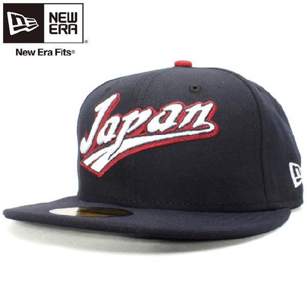 ニューエラ 5950キャップ ワールドベースボールクラシック ジャパン ネイビー スノーホワイト New Era 59FIFTY Cap World Baseball Classic Japan Navy White｜cio