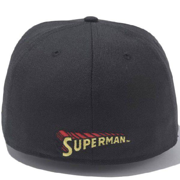 スーパーマン×ニューエラ 5950キャップ スーパーマンロゴ マルチ ブラック ラディアントレッド SUPERMAN×New Era 59FIFTY Cap Superman Logo Multi Black｜cio｜02