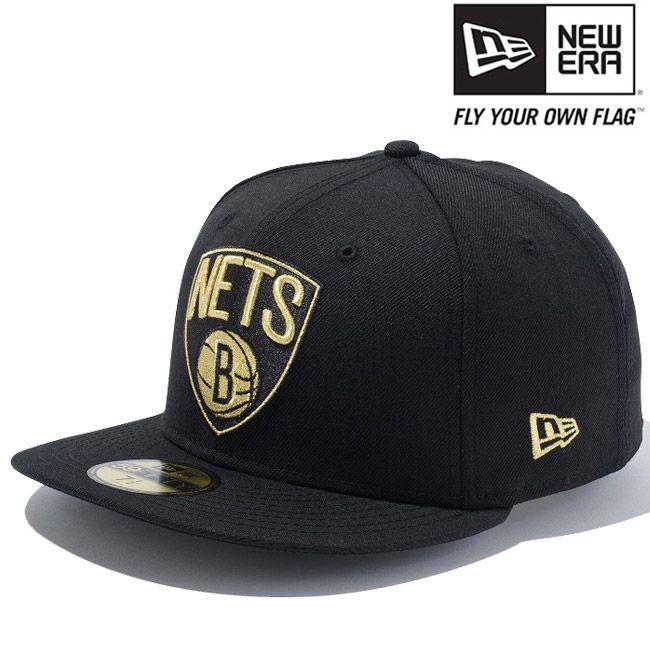 ニューエラ 5950キャップ ゴールドロゴ エヌビーエー ブルックリン ネッツ ブラック ゴールド New Era 59FIFTY Cap Gold  Logo NBA Brooklyn Nets Black Gold :N0100102987:ネット通販 C.I.O. - 通販 - 