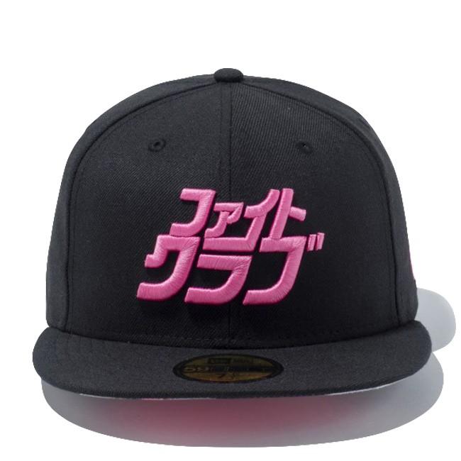 20世紀フォックス×ニューエラ 5950キャップ アンダーバイザー ファイトクラブ ブラック ピンク Twentieth Century Fox×New Era 59FIFTY Cap FIGHT CLUB｜cio｜02