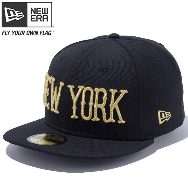 ニューエラ 5950キャップ ゴールドロゴ ニューヨーク ブラック メタリックゴールド New Era 59FIFTY Cap Gold Logo  New York Black Metallic Gold :N0100103129:ネット通販 C.I.O. - 通販 - Yahoo!ショッピング