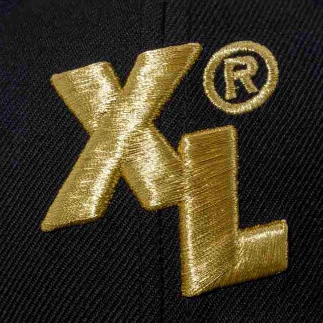 エクストララージ(R)×ニューエラ 5950キャップ ゴールドロゴ XL ブラック メタリックゴールド XLARGE(R)×New Era 59FIFTY Cap Gold Logo XL Black Gold｜cio｜03