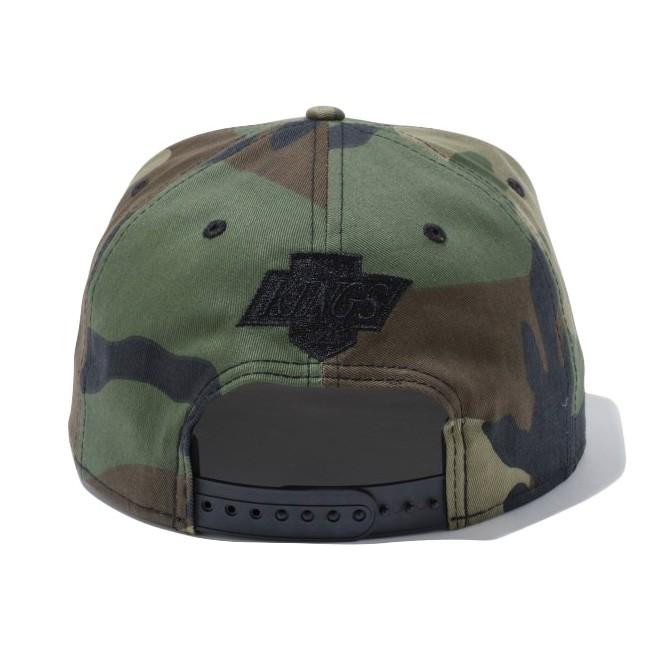 ニューエラ 950 スナップバック キャップ ロサンゼルス キングス ウッドランドカモ ブラック ホワイト New Era 9FIFTY Snap Back Cap L.A Kings Camo Black｜cio｜02