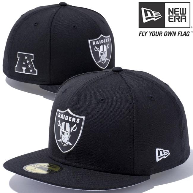 59FIFTY ニューエラ 5950キャップ ブラックロゴ NFLカスタム ヒート 