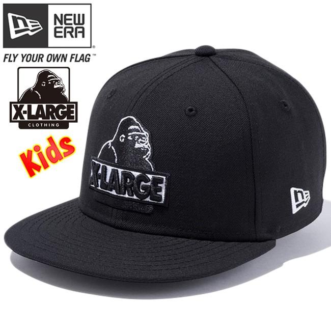 エクストララージ(R)×ニューエラ 950 スナップバック キッズ キャップ エクストララージロゴ ブラック XLARGE(R)×New Era 9FIFTY Snap Back Kids Logo Black｜cio