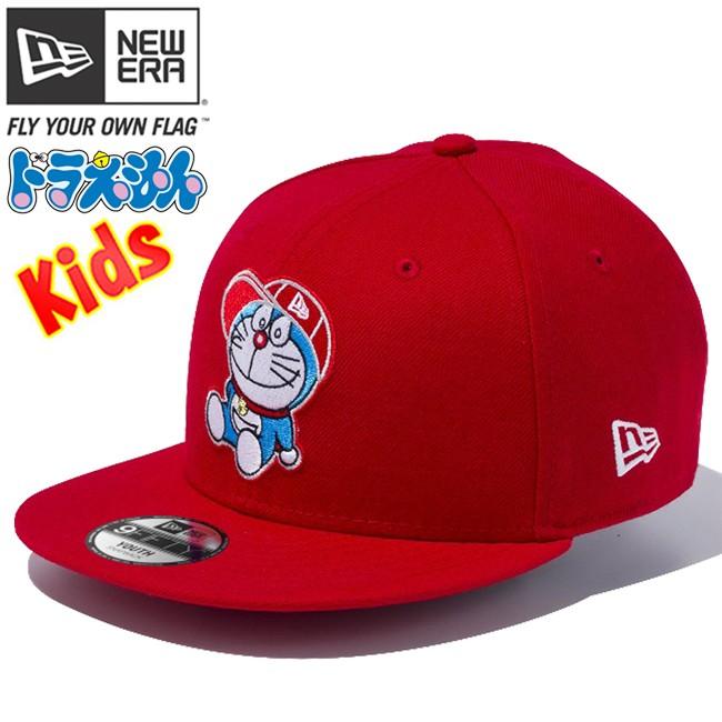 ドラえもん ニューエラ 950 スナップバック キッズ キャップ ドラえもんロゴ スカーレット キャラクターカラー ホワイト Doraemon New Era 9fifty Kids N ネット通販 C I O 通販 Yahoo ショッピング
