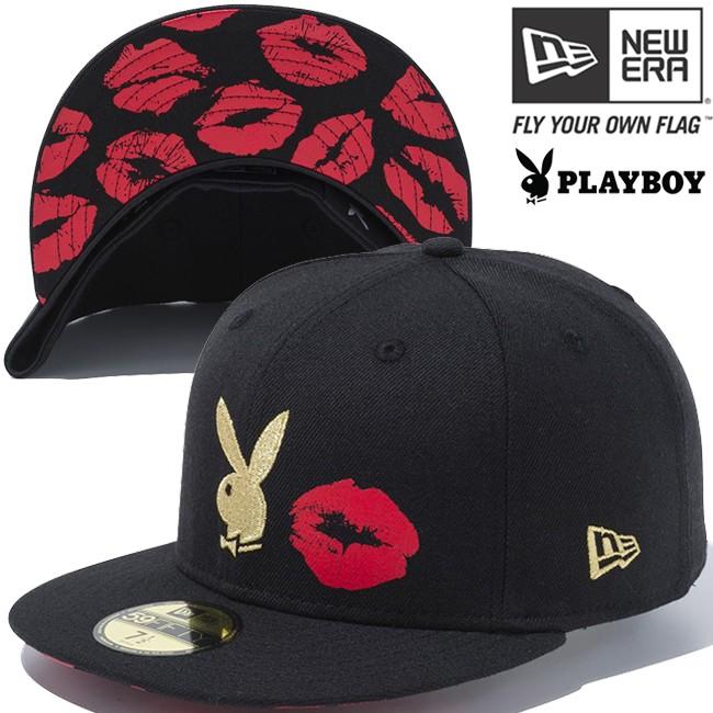 59FIFTY プレイボーイ×ニューエラ 5950 ツートーンロゴ キッス 