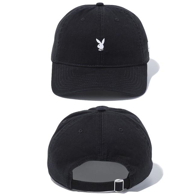 プレイボーイ×ニューエラ 920 クローズストラップ ラビットヘッド ブラック スノーホワイト Playboy×New Era 9TWENTY Strap Rabbit Head Black Snow White｜cio｜02