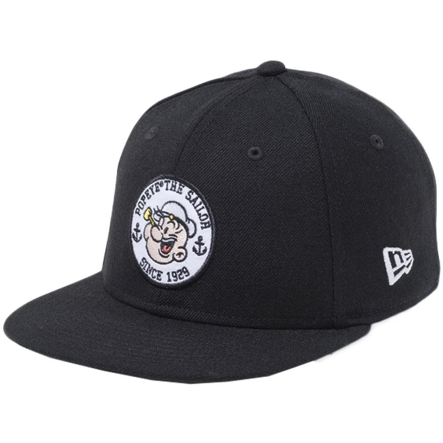 ポパイ ニューエラ 950 スナップバック キッズキャップ キャラクター パッチ ブラック Popeye New Era 9fifty Snapback Kids Cap Character Patch N ネット通販 C I O 通販 Yahoo ショッピング