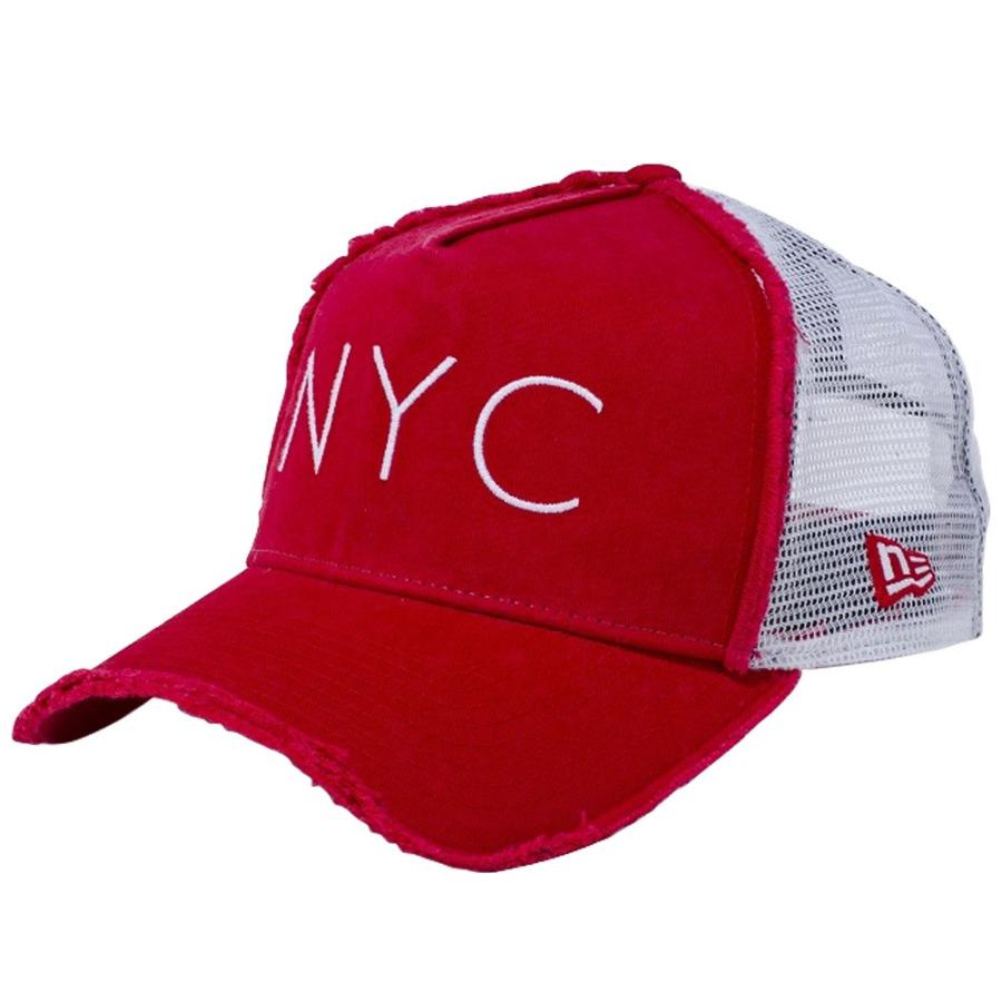 ニューエラ 940キャップ エーフレームトラッカー ニューヨークシティ Nyc ダメージ スカーレット New Era 9forty Cap Trucker New York City Nyc Damaged N0100104341 ネット通販 C I O 通販 Yahoo ショッピング