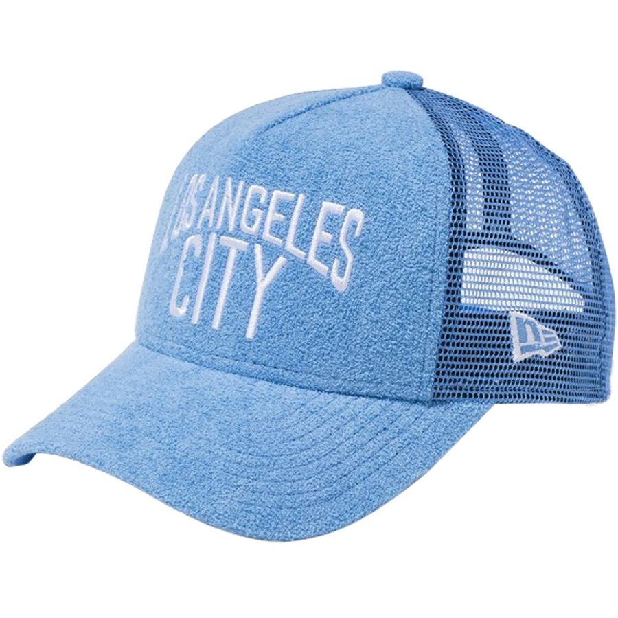 ニューエラ 940キッズキャップ エーフレームトラッカー パイル ロサンゼルスシティ LA スカイブルー New Era 9FORTY Kids Cap A-Frame Trucker Los Angeles｜cio