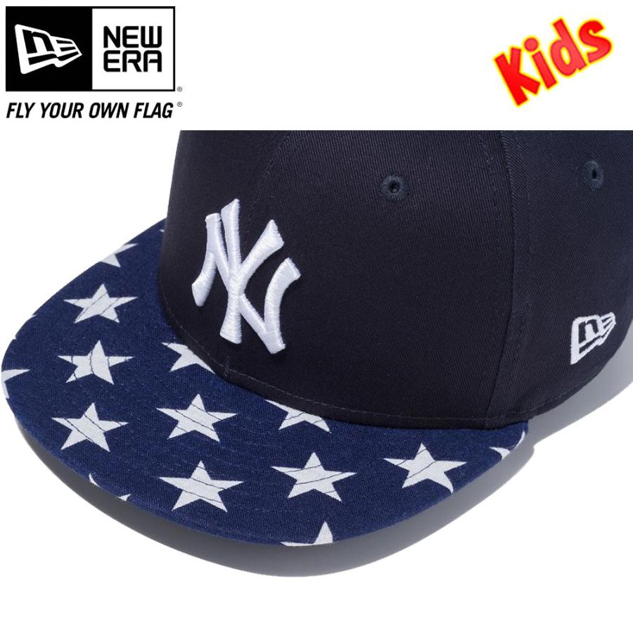 ニューエラ 950チャイルドキャップ スナップバック リネン スターズ ニューヨークヤンキース New Era 9FIFTY Child Cap Snap Back Linen Stars New York Yankees｜cio｜02