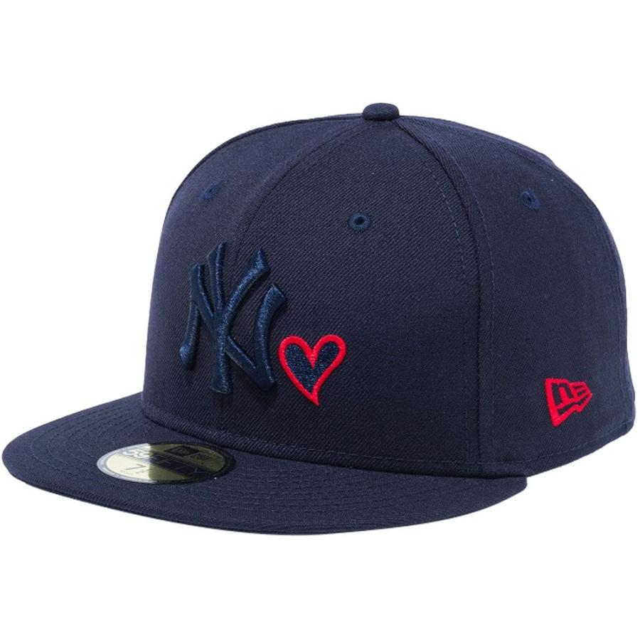 ニューエラ 5950キャップ マルチロゴ ハートロゴコレクション ニューヨークヤンキース New Era 59FIFTY Cap Multi Logo Heart Collection New York Yankees｜cio