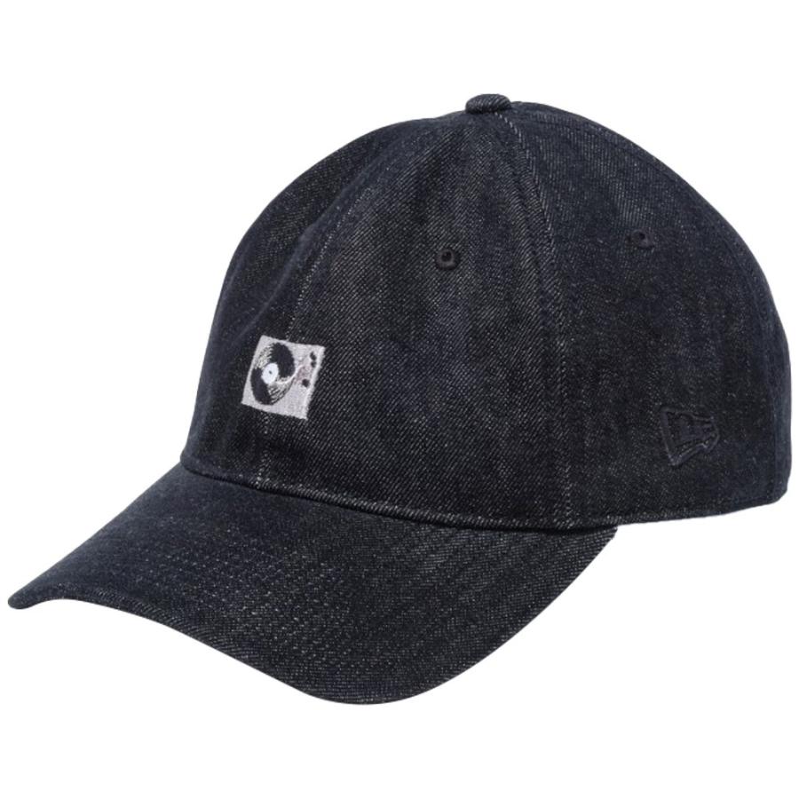 ニューエラ 9THIRTY キャップ クローズストラップ ミニロゴ ターンテーブル ブラックデニム マルチカラー ブラック New Era 9THIRTY Cap Close Strap Mini Logo｜cio