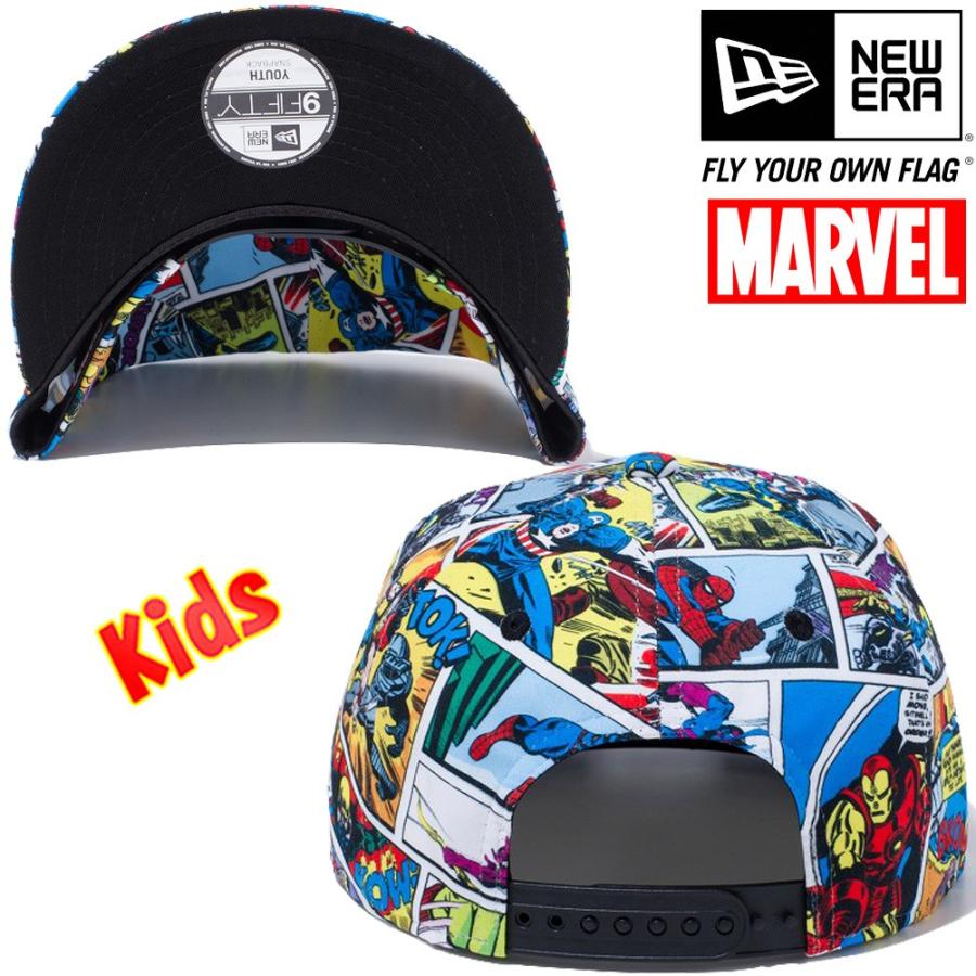 NEW ERA マーベル×ニューエラ 950 スナップバック キッズ NEW ERA マーベル×ニューエラ 950 スナップバック キッズ