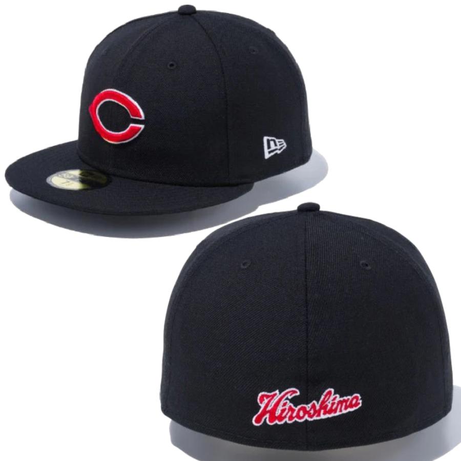 ニューエラ 59FIFTY 広島東洋カープ ブラック レッド ブラック 1個 New Era 5950 NPB HIRCAR BLK SWHI 23J HIROSHIMA CARP｜cio｜03