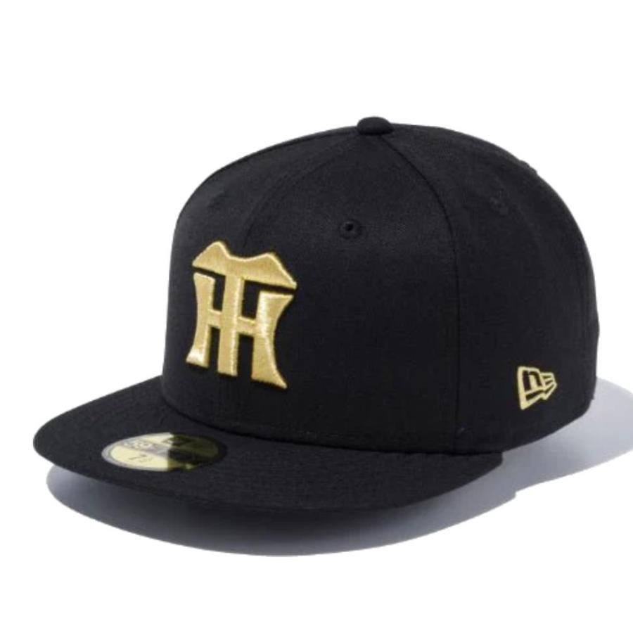 【59FIFTYキャップ】HANTIG BOB＜NEW ERA＞ 59FIFTY ニューエラ 阪神タイガース ブラック ゴールド 1個 New Era