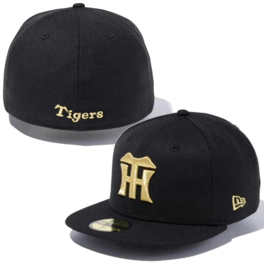 【59FIFTYキャップ】HANTIG BOB＜NEW ERA＞ 59FIFTY ニューエラ 阪神タイガース ブラック ゴールド 1個 New Era
