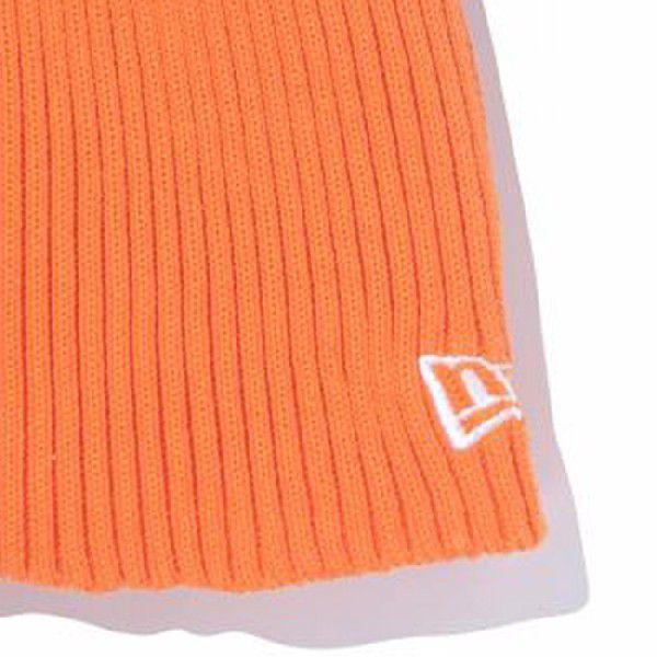 クールマックス(R)×ニューエラ ニットキャップ リブニット オレンジ ホワイト COOL MAX(R)×New Era Knit Cap Rib Knit Light Orange White｜cio｜02