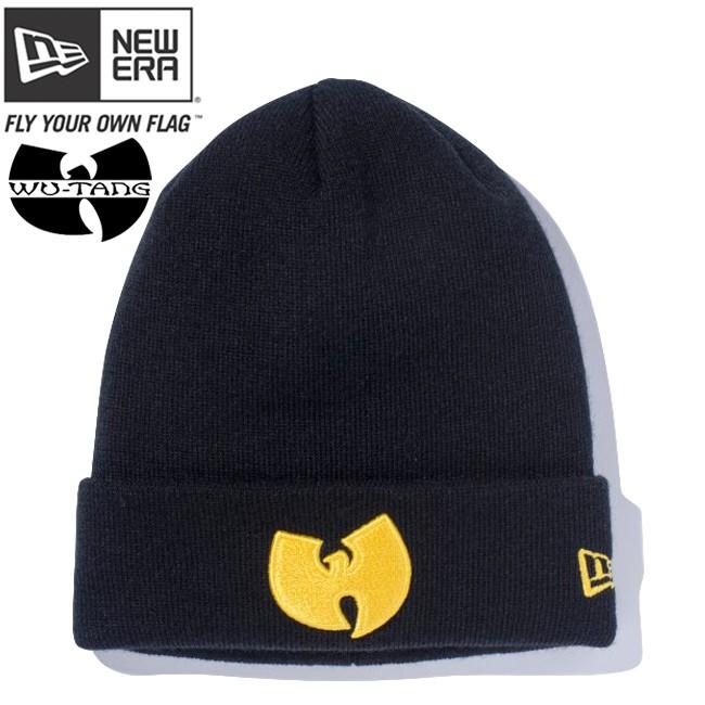 ウータンクラン×ニューエラ ニットキャップ ベーシックカフニット ウータンロゴ ブラック マニラ Wu-Tang Clan×New Era Knit Cap Basic Cuff Knit｜cio