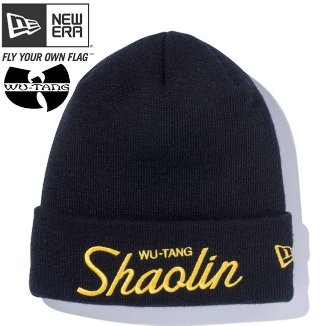 ウータンクラン×ニューエラ ニットキャップ ベーシックカフニット ウータンクラン Shaolin ブラック マニラ Wu-Tang Clan×New Era Knit Cap Basic Cuff Knit｜cio