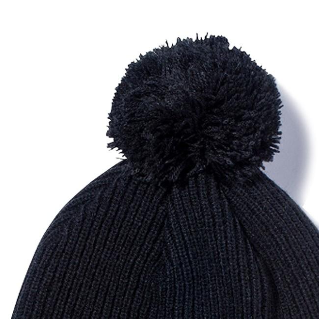 ニューエラ ニットキャップ ポンポンニット ブラック スノーホワイト New Era Knit Cap Pom-Pon Knit Black Snow White｜cio｜02