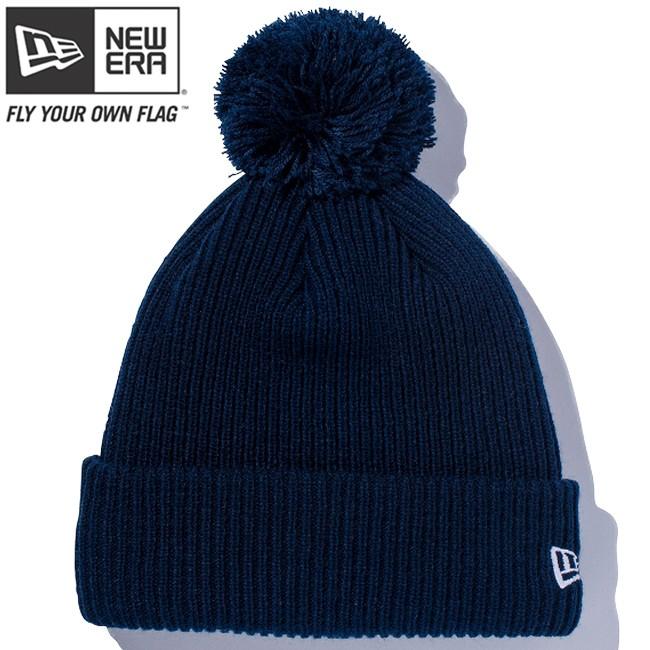 NEW ERA ニューエラ ニットキャップ ポンポンニット ネイビー NEW ERA ニューエラ ニットキャップ ポンポンニット ネイビー