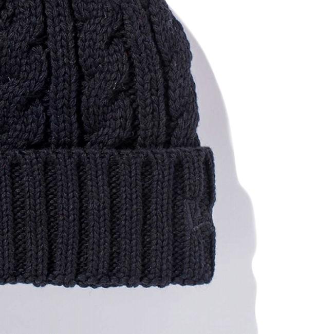 ニューエラ ニットキャップ カフニット ローゲージ ブラック ブラック New Era Knit Cap Cuff Knit Low Gauge Black Black｜cio｜03