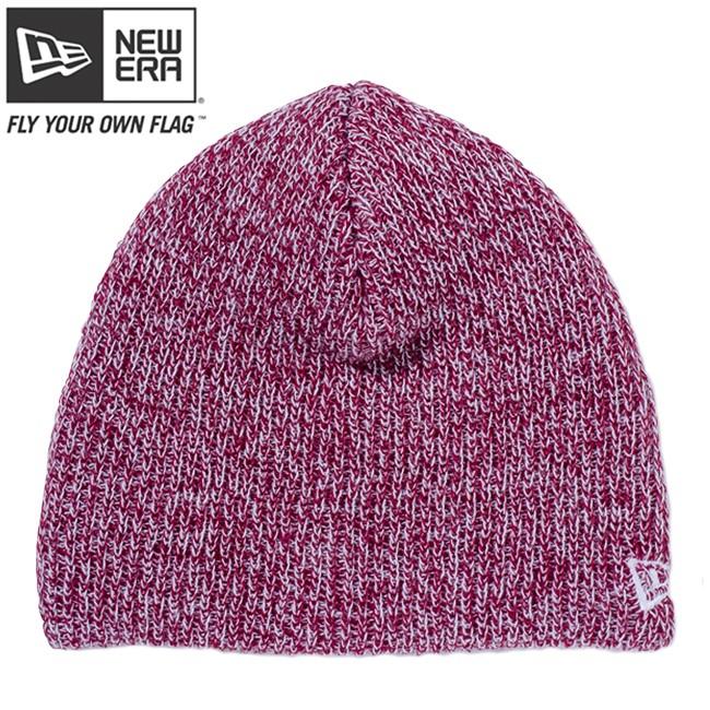 ニューエラ ニット帽 ニットキャップ ソフトビーニー バーガンディ ホワイト スノーホワイト New Era Knit Cap Soft Beanie Burgundy White Snow White｜cio