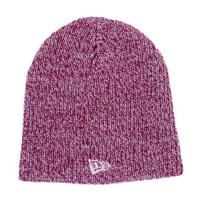 ニューエラ ニット帽 ニットキャップ ソフトビーニー バーガンディ ホワイト スノーホワイト New Era Knit Cap Soft Beanie Burgundy White Snow White｜cio｜02