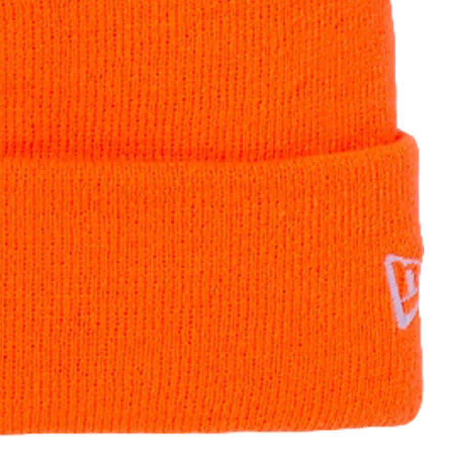 ニューエラ ニットキャップ ベーシック カフニット 蛍光オレンジ スノーホワイト New Era Knit Cap Basic Cuff Knit Neon Orange Snow White｜cio｜03
