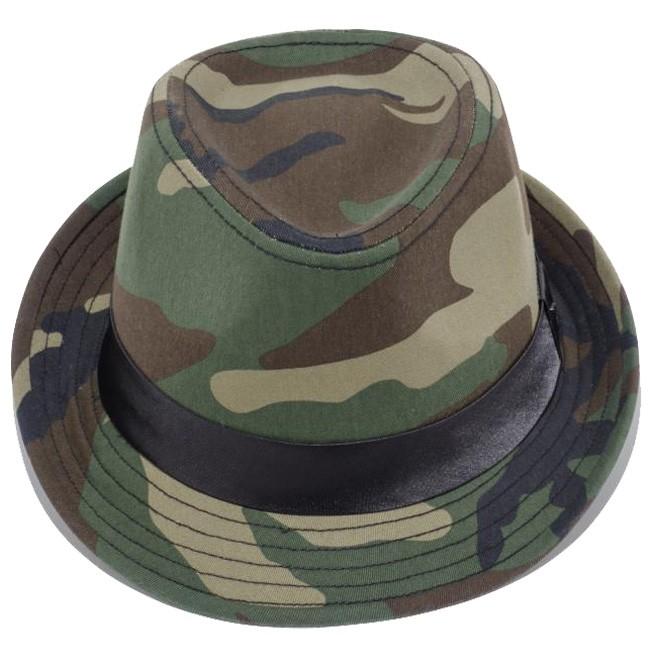 イーケーバイニューエラ ハット ザ トリルビー ウッドランドカモ ブラックサテンバンド ブラック EK by New Era Hat The Trilby Woodland Camo Black Satin Band｜cio｜03