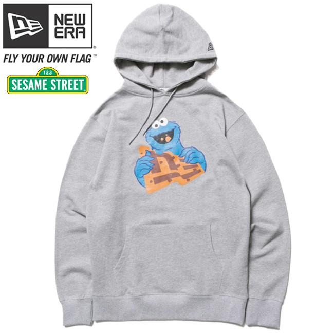 セサミストリート ニューエラ スウェット プルオーバー フーディー クッキーモンスター フラッグロゴ グレー Sesame Street New Era Hoodie Cookie Monster N ネット通販 C I O 通販 Yahoo ショッピング