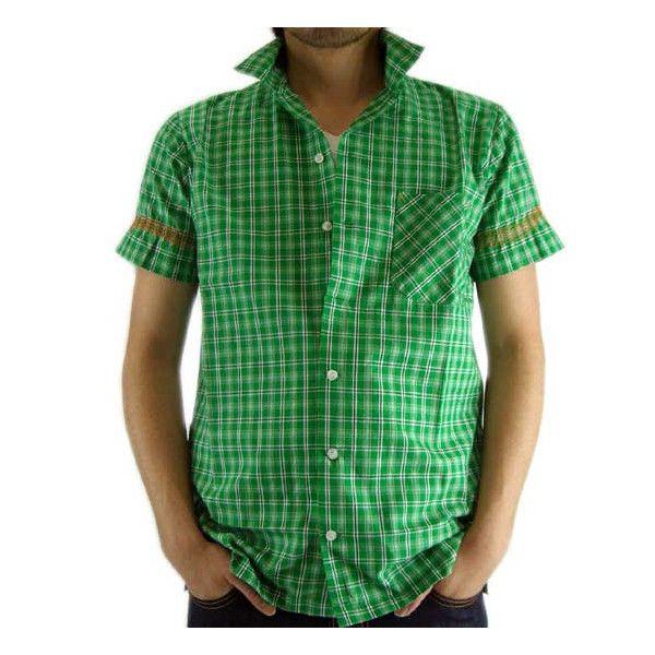 NUDIE JEANS SS SHIRTS JOHAN 130593 Green ヌーディージーンズ S/S シャツ ジョアン 130593 グリーン｜cio