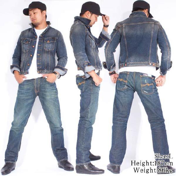 ヌーディージーンズ ジャケット テリー オーガニックストライキーデニム Nudie Jeans Terry Organic Strikey Denim｜cio｜02