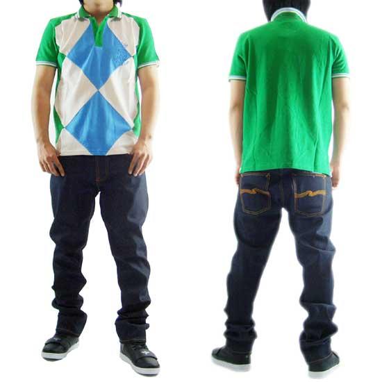 NICKEL＆DIME S/S Polo Shirt POLO PIQUET M C Green/White/Blue  ニッケル＆ダイム S/S ポロシャツ ポロ ピケ M C グリーン/ホワイト/ブルー｜cio｜02