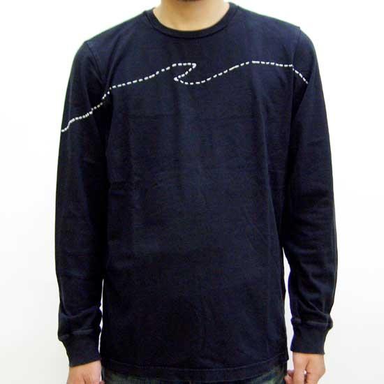 ヌーディージーンズ ネストル スワング L/S Tシャツ ブラック  NUDIE JEANS NESTOR SWONG L/S TEE 130465 Black｜cio