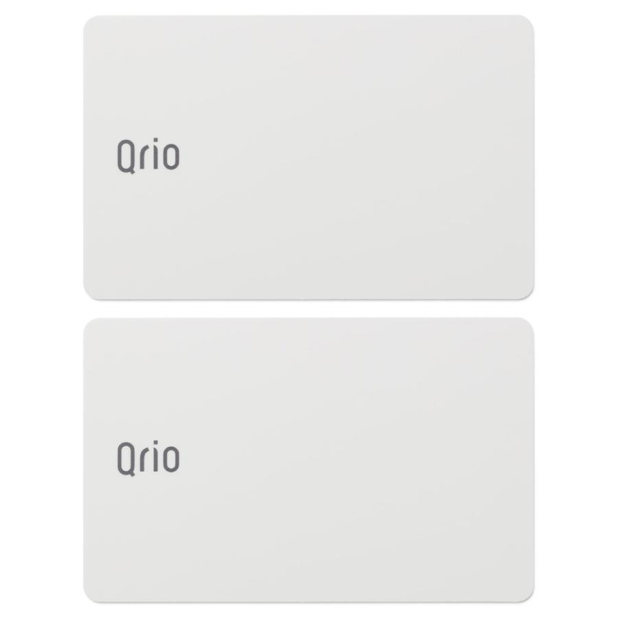 Qrio キュリオカード Q-CD1 2枚入り ホワイト Qrio Card Q-CD1 2 Sheets 1 Set White｜cio