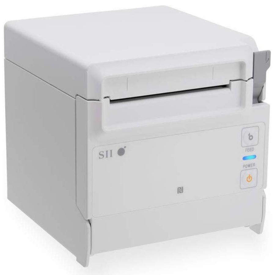 【予約】セイコーインスツル 据え置き型感熱式プリンター RP-F10シリーズ RP-F10-W27J1-3 Ethernet接続 ホワイト Seiko Instruments Stationary Thermal Printer｜cio