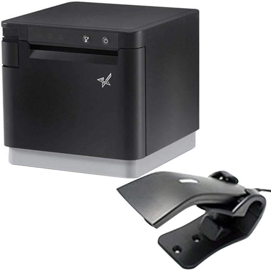 スター精密 据え置き型感熱式プリンター mCollection mC-Print3 MCP31LB BK JP セット(バーコードリーダー) WebPRNT USB Ethernet Bluetooth DK MFi | スター精密