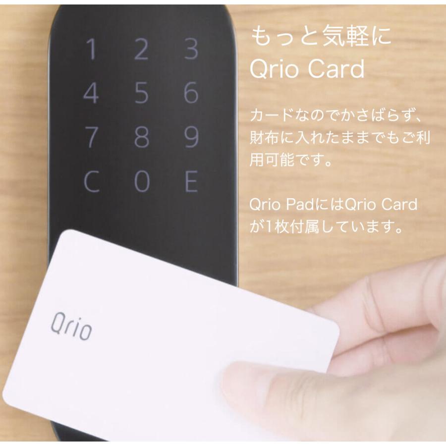 Qrio キュリオロック Q-SL2 セット(キュリオパッド付) ブラック Qrio キュリオロック Q-SL2 セット(キュリオパッド付) ブラック