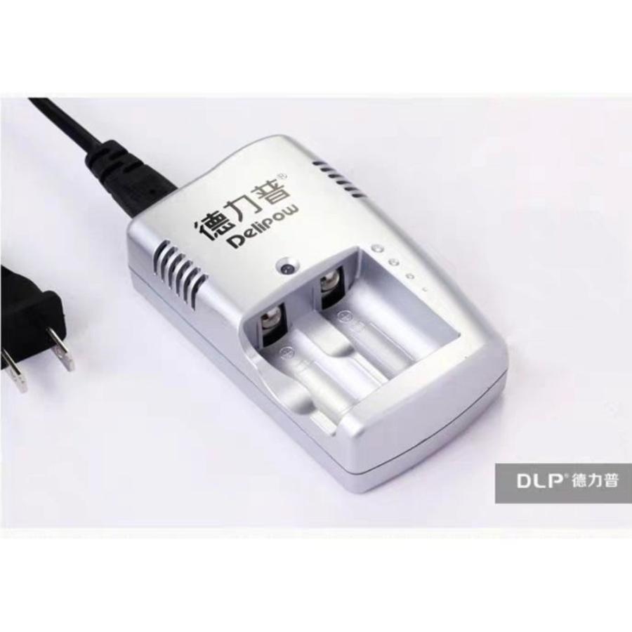 デリパワー CR123A 3V 1200mAh リン酸鉄リチウム充電電池 セット(800-0116 充電電池6本、800-0117 充電器1個) グリーン 1セット Delipow CR123A 3V 1200mAh |  | 10