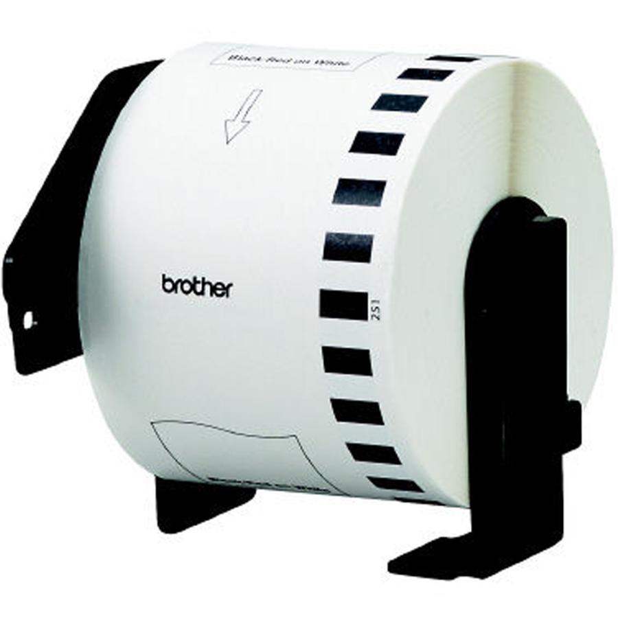 ブラザー 感熱式ラベルテープ 長尺紙テープ 赤黒2色発色 DKテープ DK-2251 ホワイト 幅62mm 15.24ｍ巻 12巻セット Brother Thermal Label Tape Long Paper Tape | ブラザー工業